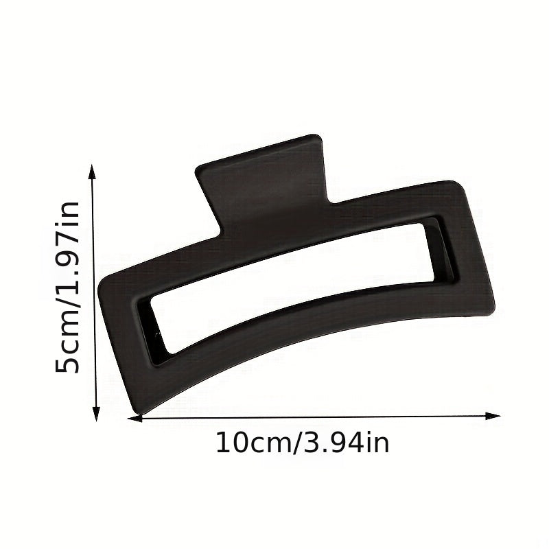 Frosted Oversize Hair Claw Clip Strong Hold Grip Jaw Clip