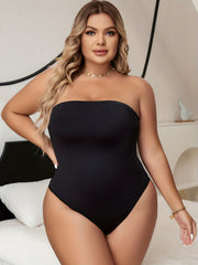 Seamless Tummy Control Strapless Jumpsuit Body Shaper