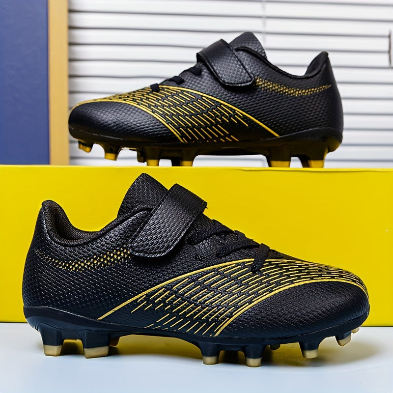 Boy's Non Slip Football Cleat With Spikes Breathable Soccer Cleats