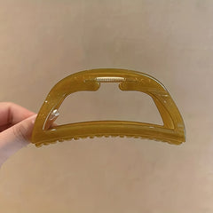 Crescent Shaped Hair Clip Shark Claw Ponytail Holder Women Girls Hair Accessory