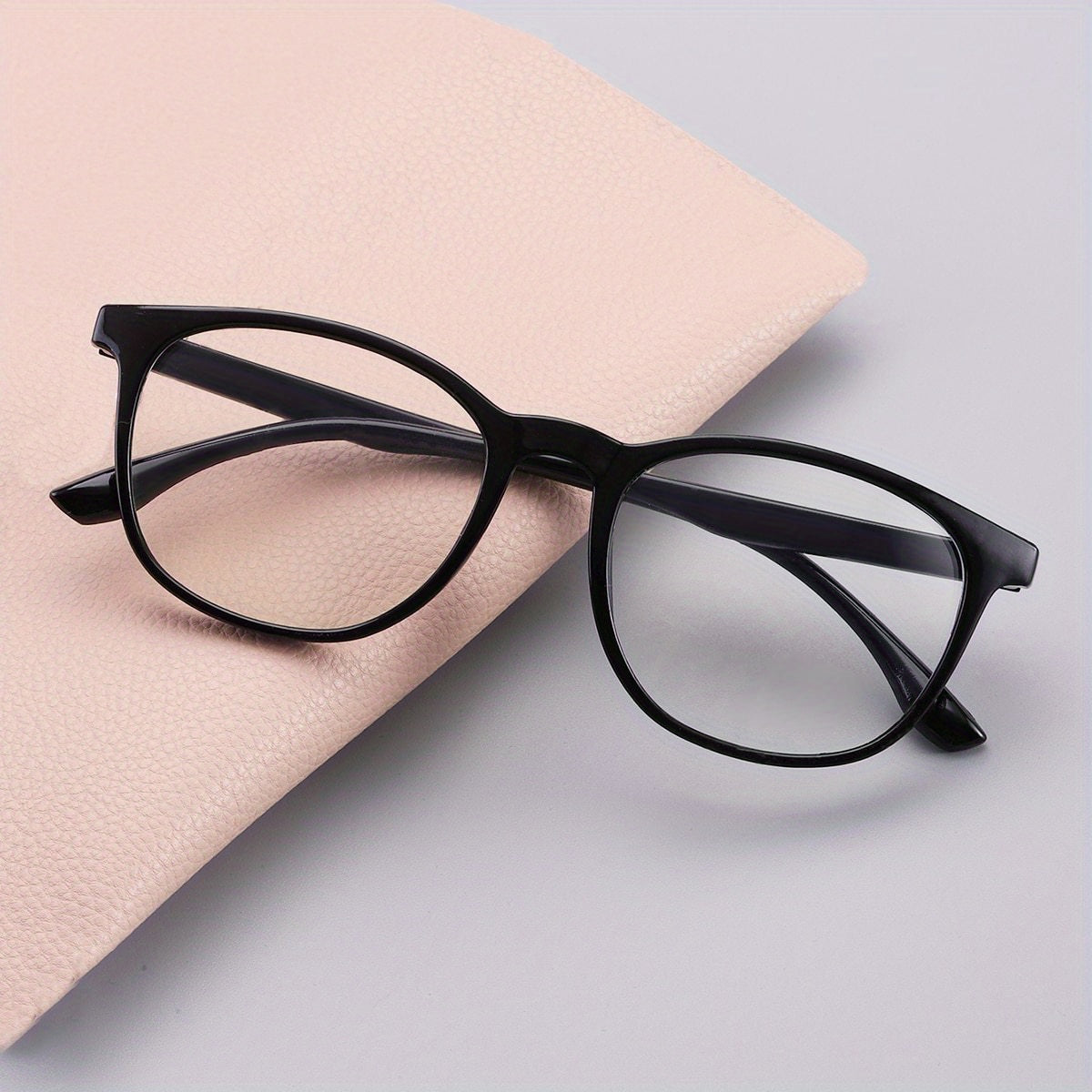 Clear Lens Jelly Round Frame Glasses