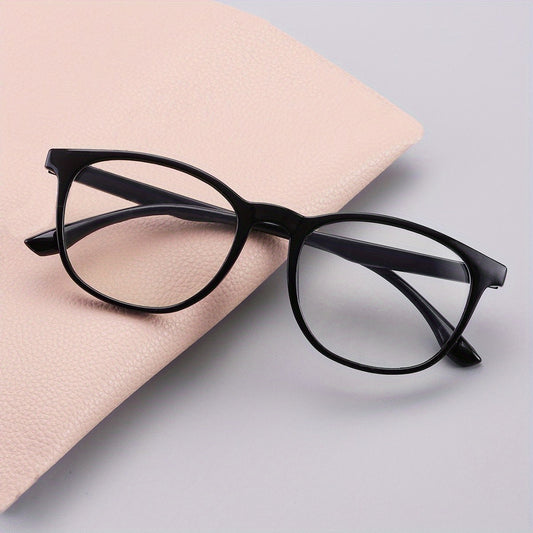 Clear Lens Jelly Round Frame Glasses
