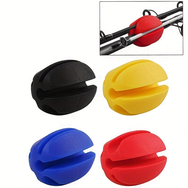 Rubber Fishing Rod Wrap Clip