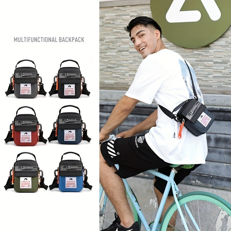 Men's Outdoor Cycling Shoulder Bag Waterproof Sports Crossbody Bag