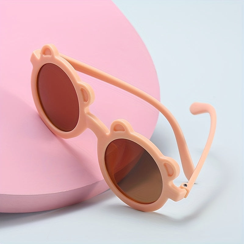 Bear Kids Sunglasses UV Protection Frog Frame Outdoor Supplies