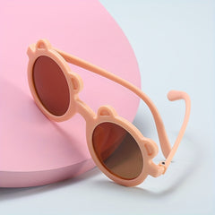 Bear Kids Sunglasses UV Protection Frog Frame Outdoor Supplies