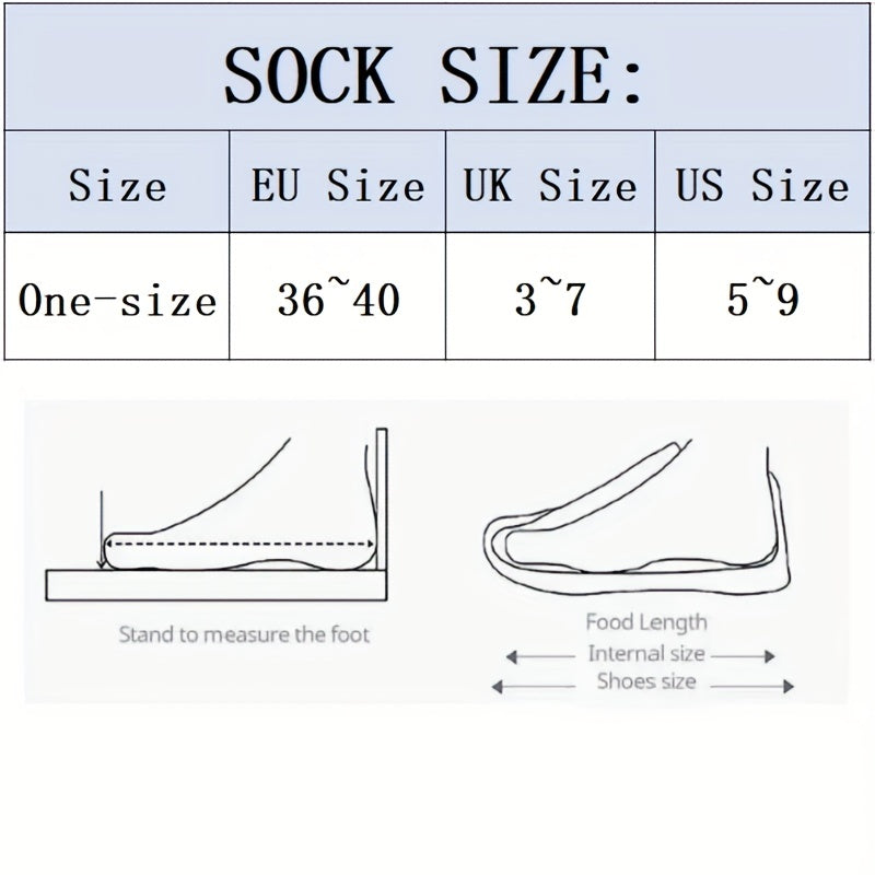 5 Pairs Ribbed Mid Tube Socks Women's Stockings