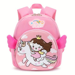 Cartoon Unicorn Small Backpack for Kids
