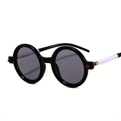 Men's Round Frame Punk Style Retro Sunglasses Hip hop Sunglasses