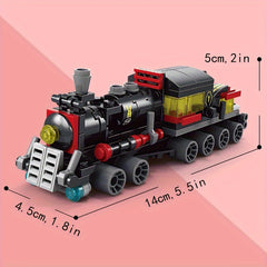 6-in-1 Train Model Building Blocks Toy Set