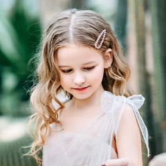 6pcs Faux Pearls Hair Clips Bling Hair Pins Headwear For Girls