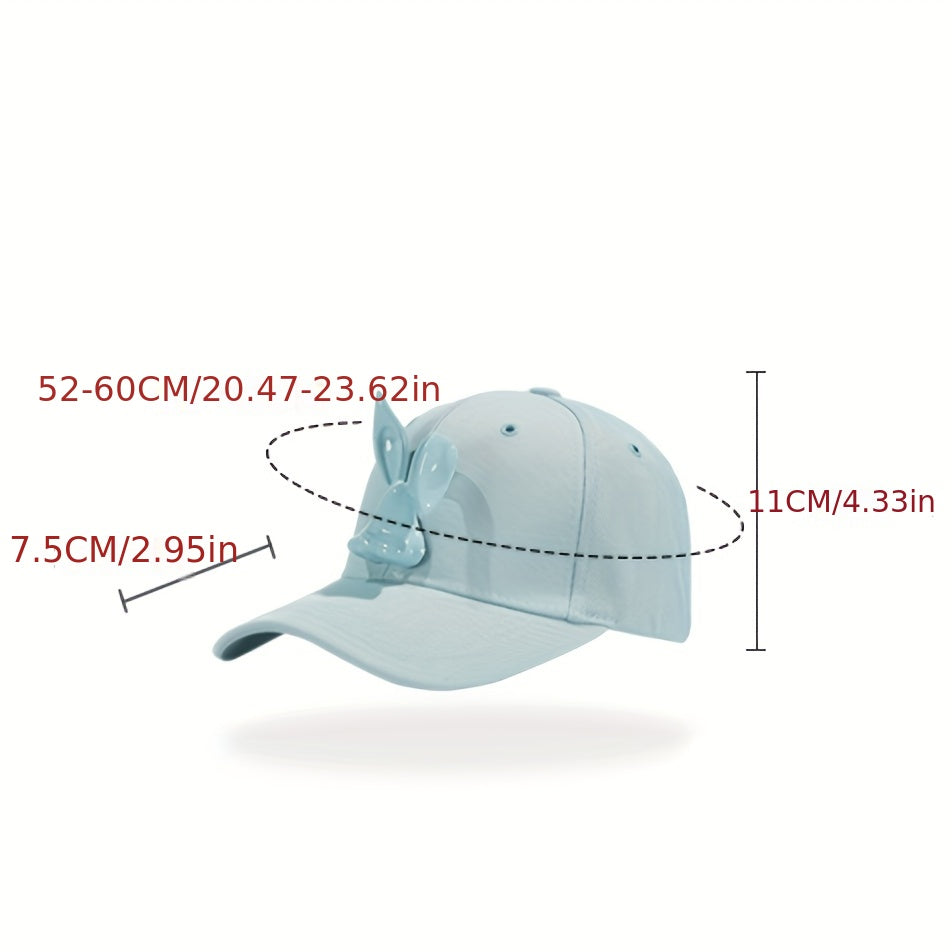 Bunny Decor Baseball Cap Candy Cartoon Rabbit Dad Hats