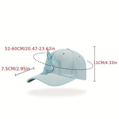 Bunny Decor Baseball Cap Candy Cartoon Rabbit Dad Hats