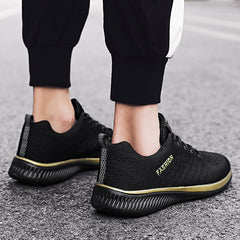 Men's Running Shoes Casual Breathable Lightweight