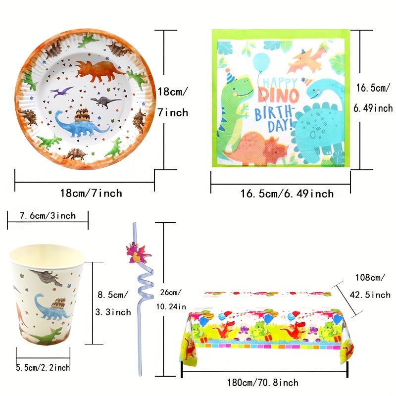 Dinosaur Party Boy's Birthday Decoration Supplies