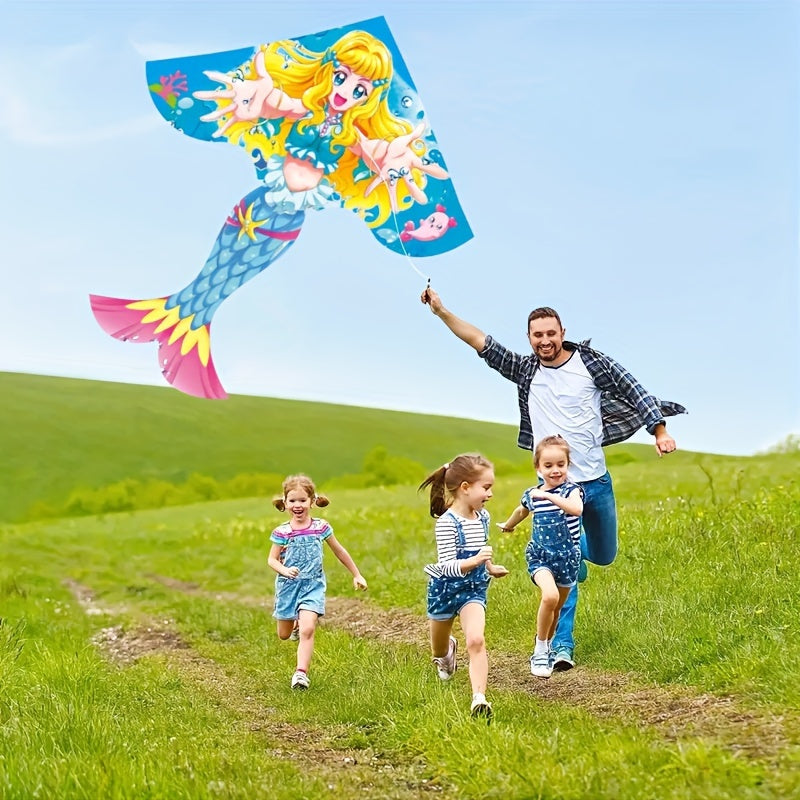 Cartoon Mermaid Kite for Outdoor Fun