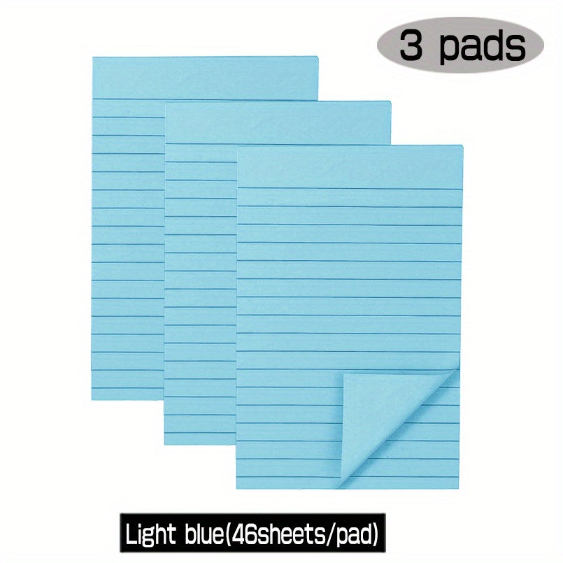 Large Sticky Notes 4x6 IN, Bright Pastel Colors, 46 Sheets x 9 Pack