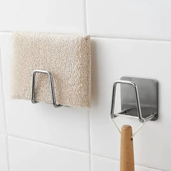 Stainless Steel Sponge Drain Rack Sink Storage Kitchen Accessories