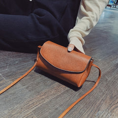 Vintage Style Flap Crossbody Bag Faux Leather Shoulder Bag Phone Bag