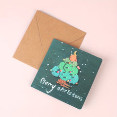 6pcs Christmas Greeting Card High end Christmas Blessing Postcard