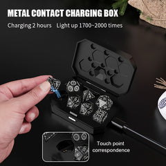 7pcs Rechargeable LED Dice Set for Board Games