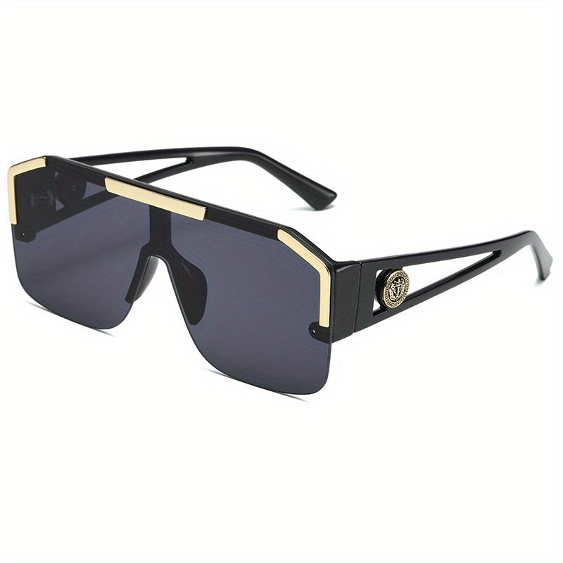 Large Square UV Protection Sunglasses for Men and Women