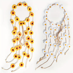Boho Daisy Hair Rope Hippie Style Headband Women