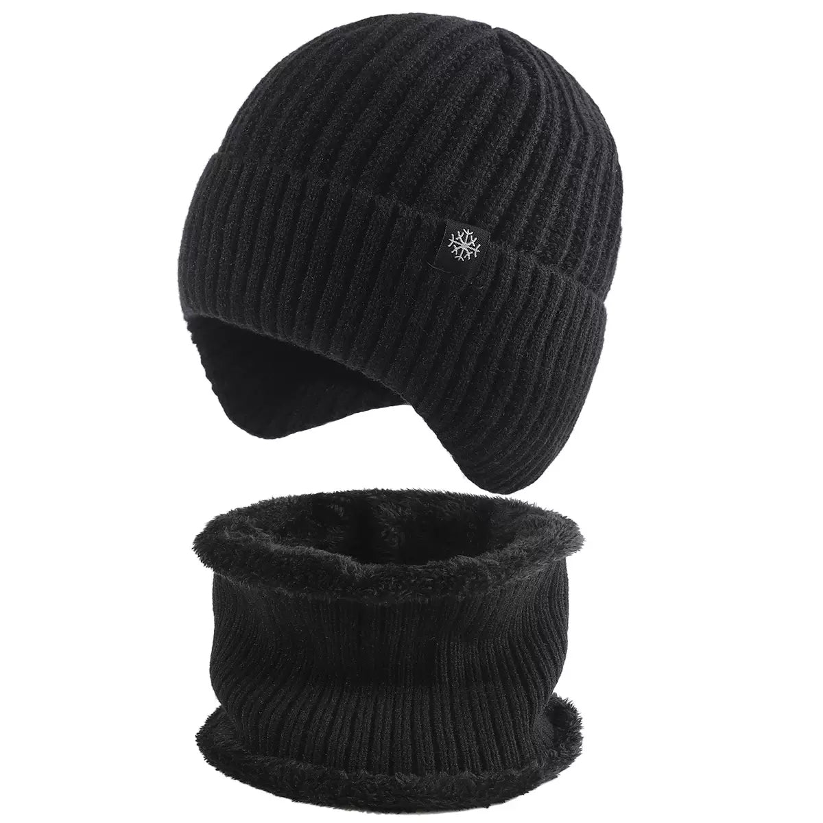 Men's Thermal Knitted Winter Hat & Neck Gaiter Set