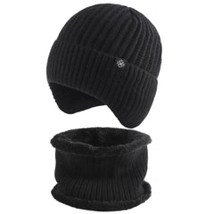 Men's Thermal Knitted Winter Hat & Neck Gaiter Set