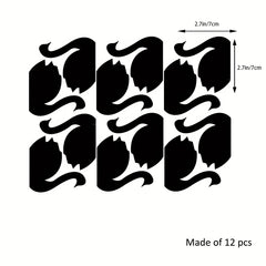 Cartoon Swans Stars Acrylic Wall Stickers - Kids Rooms Decor