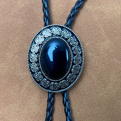 Men's Retro Gemstone Tie Western Cowboy Shirt Accessories