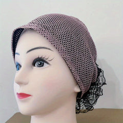 Lace Turban Cap Beanie Ramadan Head Wrap Lightweight Inner Hijab Hats