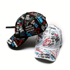 Cartoon Graffiti Hipster Peaked Hat Street Baseball Cap Adjustable