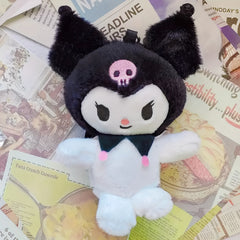 Devil Plush Keychain Stuffed Cartoon Doll Kids Bag Pendant Halloween Decor