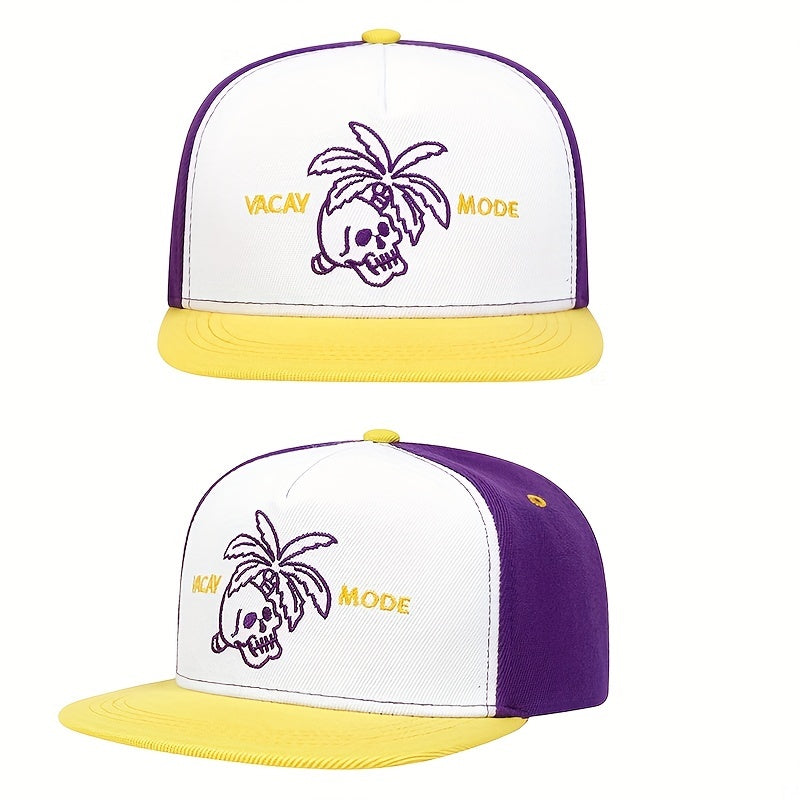 Unisex Sunshade Coconut Tree Pattern Baseball Cap Outdoor Sport