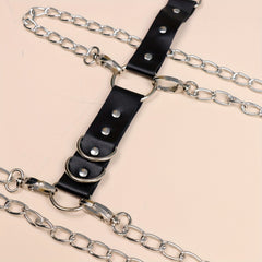 Gothic Leg Chain Harness Hip Hop Leg Strap Unisex