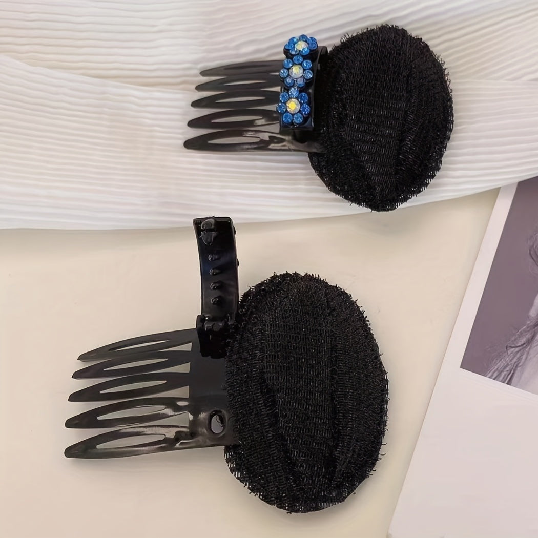 Women's Hair Comb with Cushion for Bangs Styling