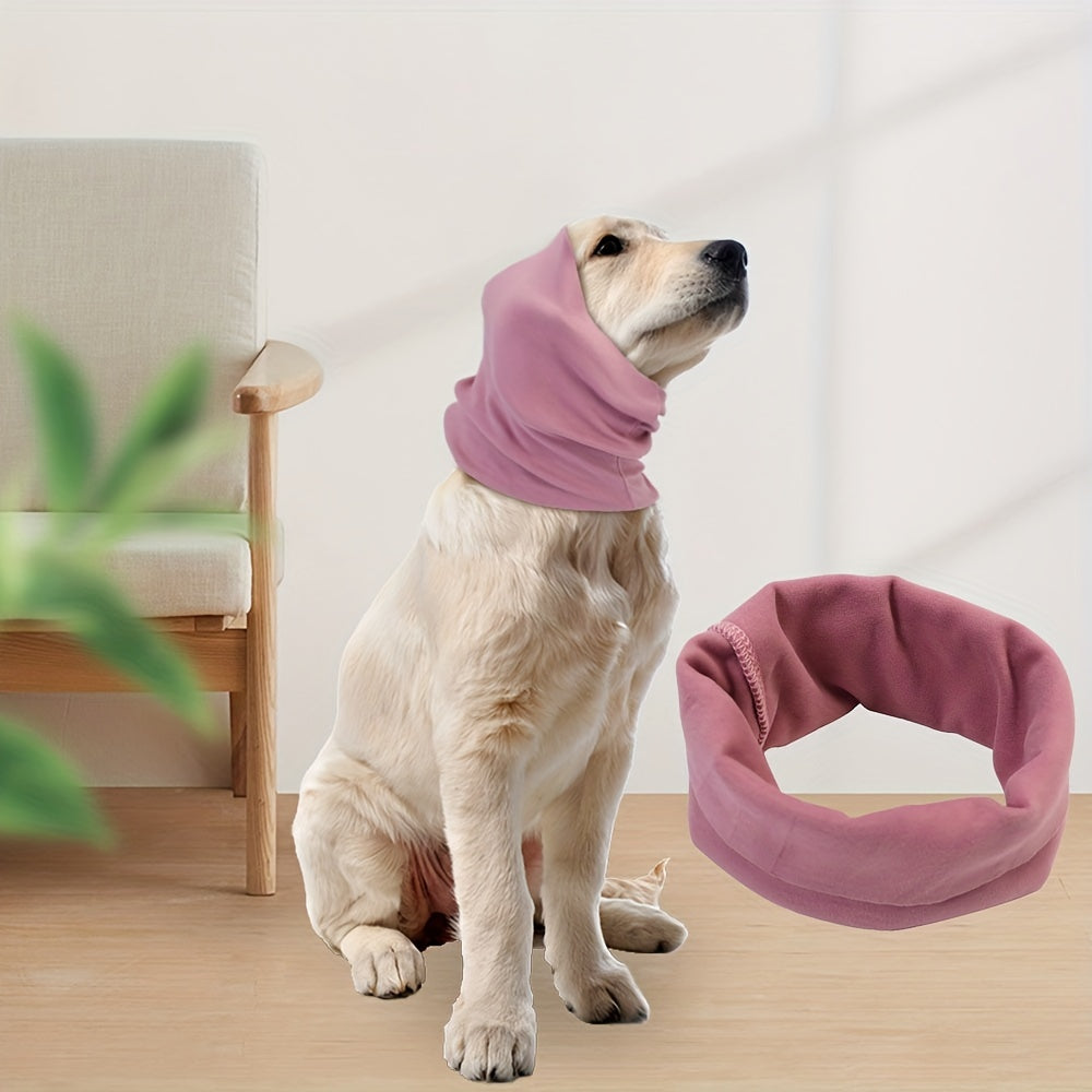 Dog Calming Earmuffs & Scarf Set for Stress Relief