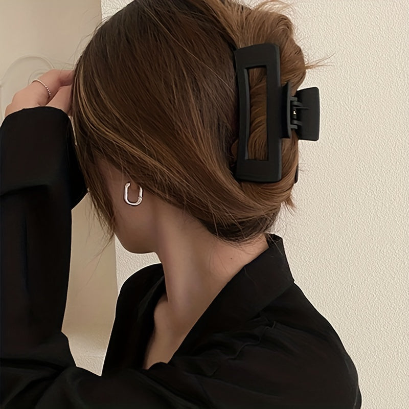 Mette Texture Hair Clip for High Ponytail Holdier Back Head Clip