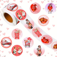 500pcs Love Stickers Crafts Confession Stickers Classroom Decorative Stickers