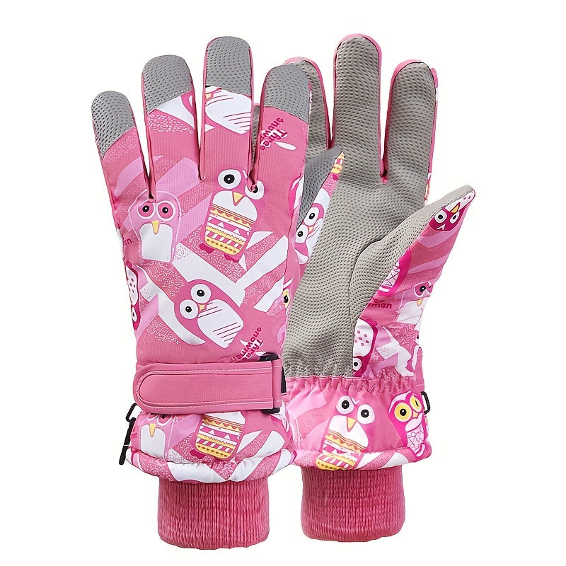 Winter Skiing Gloves Thickened Waterproof Windproof Gloves