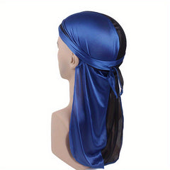Satin Durag Silk Hip Hop Unisex Head Wraps Turban Night Caps