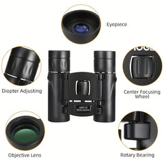 100x22 HD Telescope 30000m Phone Binoculars High Magnification BAK4 Micro Night