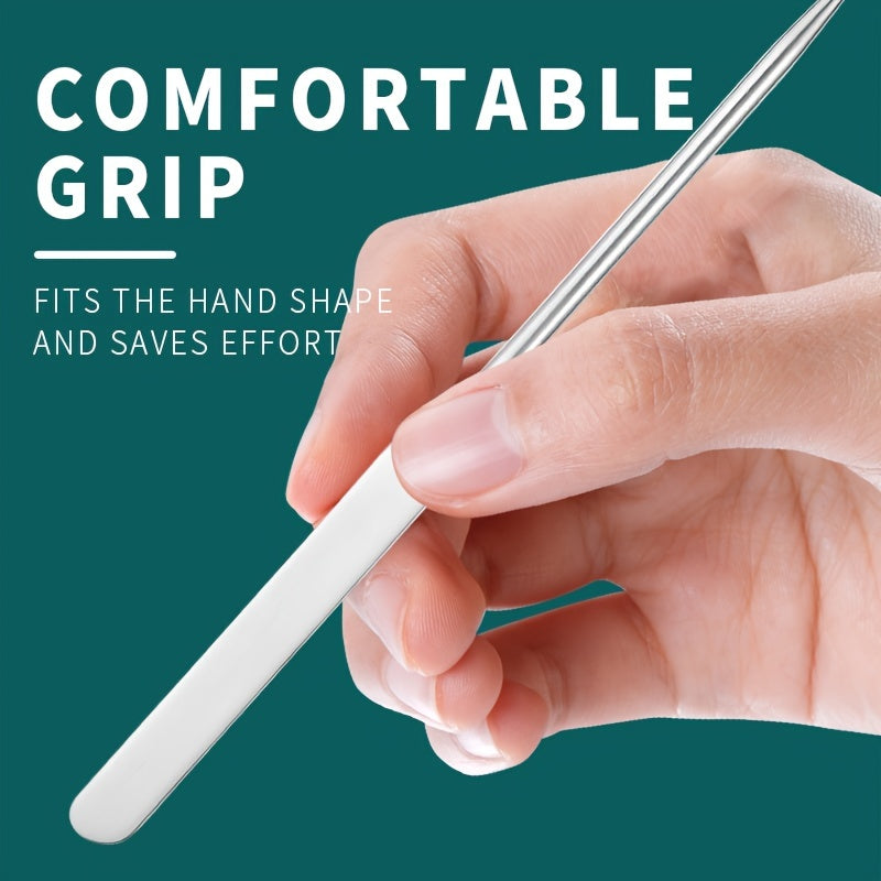 Stainless Steel Makeup Spatulas Long Mixing Stick