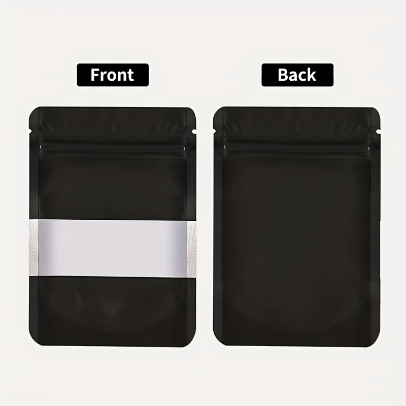 50pcs Matte Resealable Zip Mylar Bag For Small Business Food Storage Bags