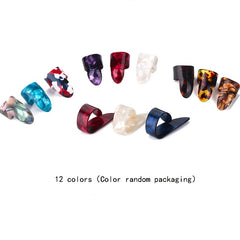 8pcs 4pcs Thumb Finger Picks Medium Flat Celluloid Guitar Ukulele Picks