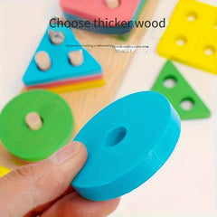 Educational Building Blocks Toy Geometric Shapes Recognition