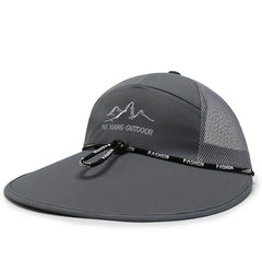 Outdoor Fishing Cap Sun Protection Mesh Hat For Men