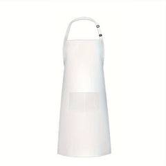 Waterproof Adjustable Bib Apron with 2 Pockets for Cooking and Baking