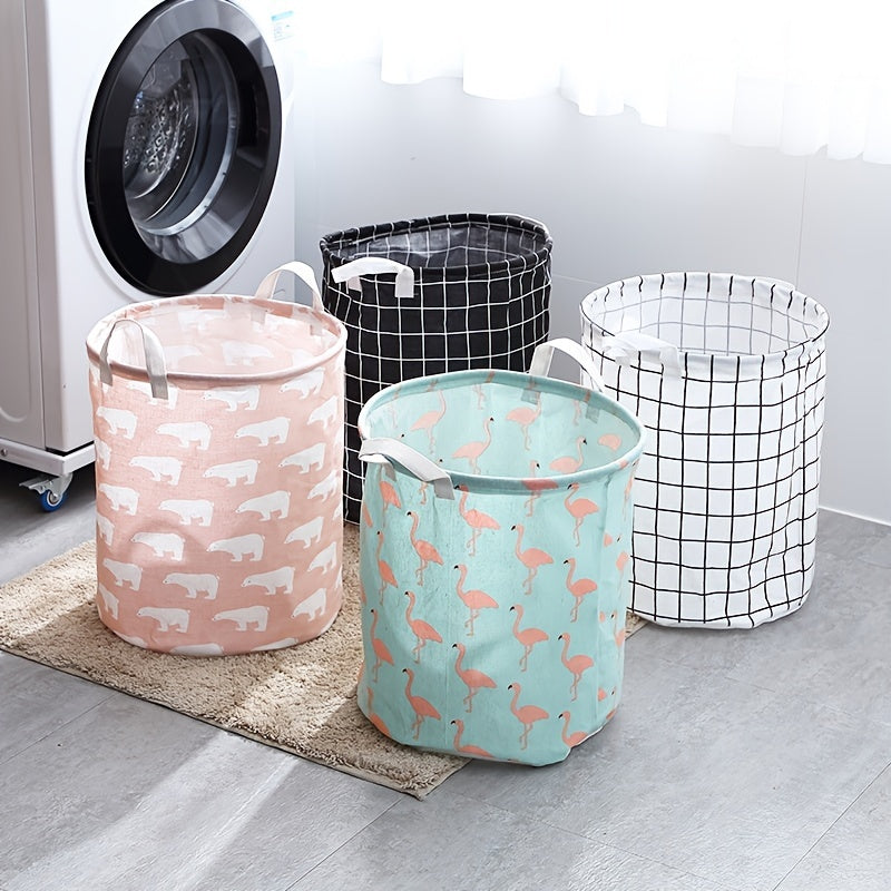 Portable Foldable Storage Bucket for Baby Toys & Clothes